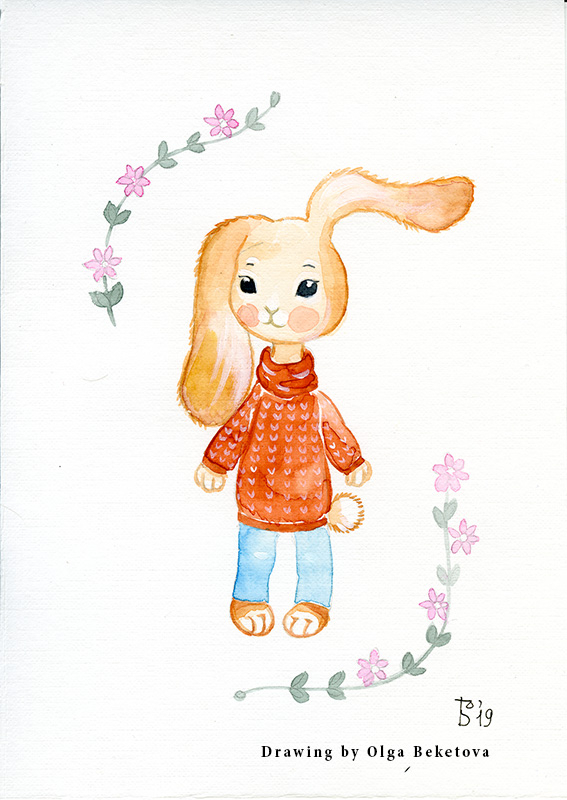 Зайка в джинсах