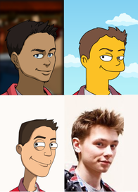 отрисовка по фото на популярные мультяшные стили