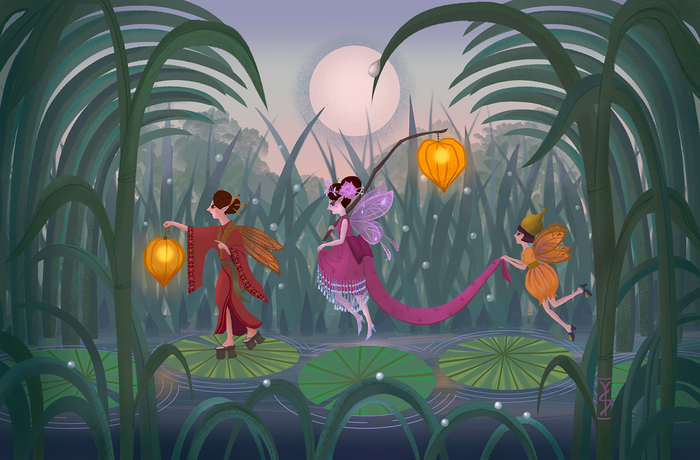 Вечерняя прогулка Эльфийской Принцессы