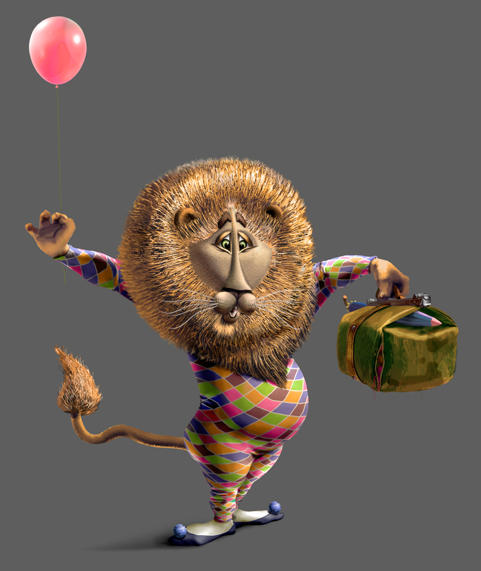 Трусливый лев, канатоходец