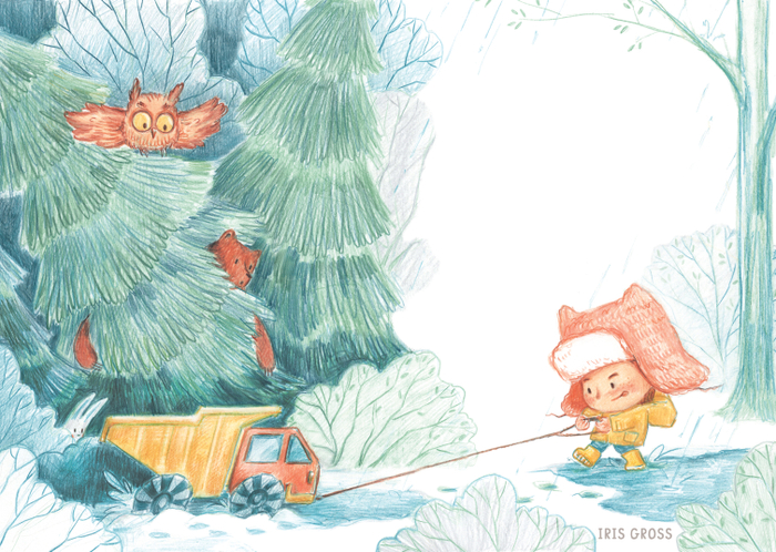 Иллюстрация к стихотворению Самосвал