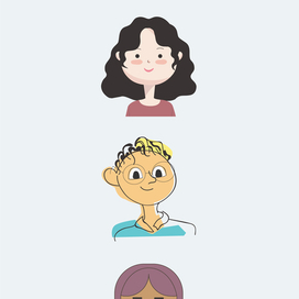 Персонажи в разных стилях