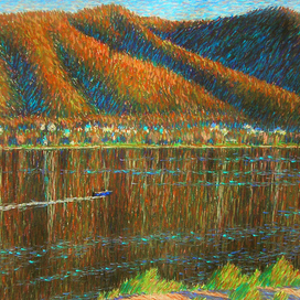 Река и Горы