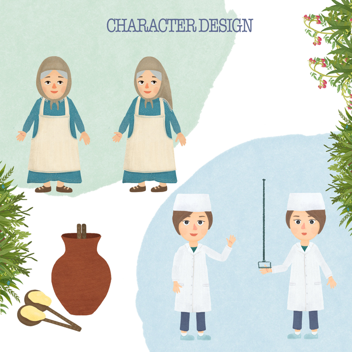 Дизайн персонажа для мультсериала «Ася и Вася»