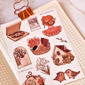 Наклейки "Ранняя весна"