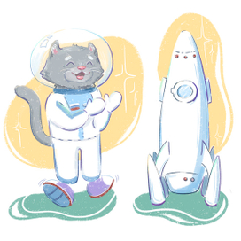 Кот-космонавт (дательный падеж)