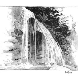 Крымский водопад