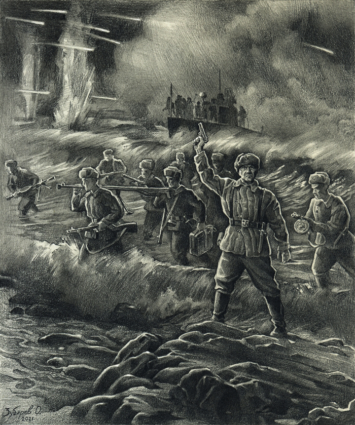 Высадка штурмового отряда майора Куникова