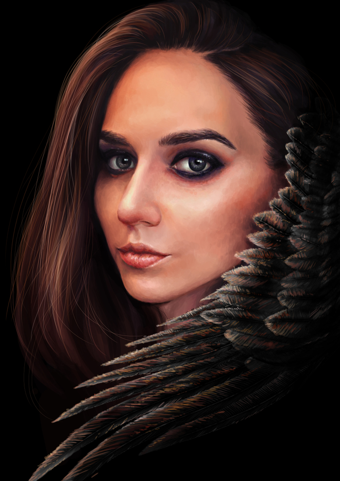 крыло портрет