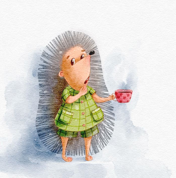 Ёжик в пижаме 