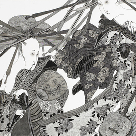 "Бамбуковая штора"(Галерея В.Зверева)