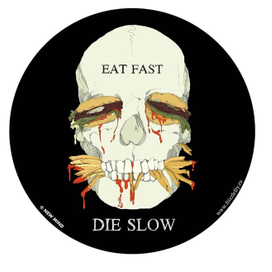 sticker_eat fast