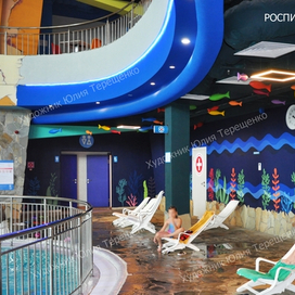 Роспись медпункта / 1 этаж Аквапарка Мореон