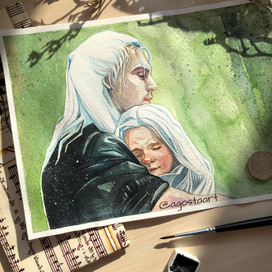 Геральт и Цири