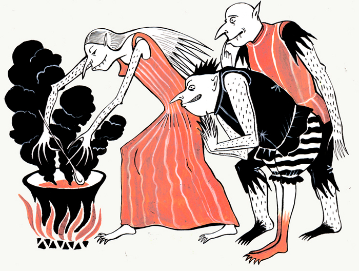 людоеды. "Рыжий Рыцарь"