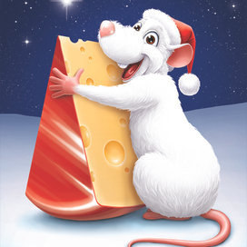 Календарь на год Белой Крысы. Заказ одной очень хорошей типографии.