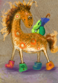 Лошадь , которая любила гулять под дождем