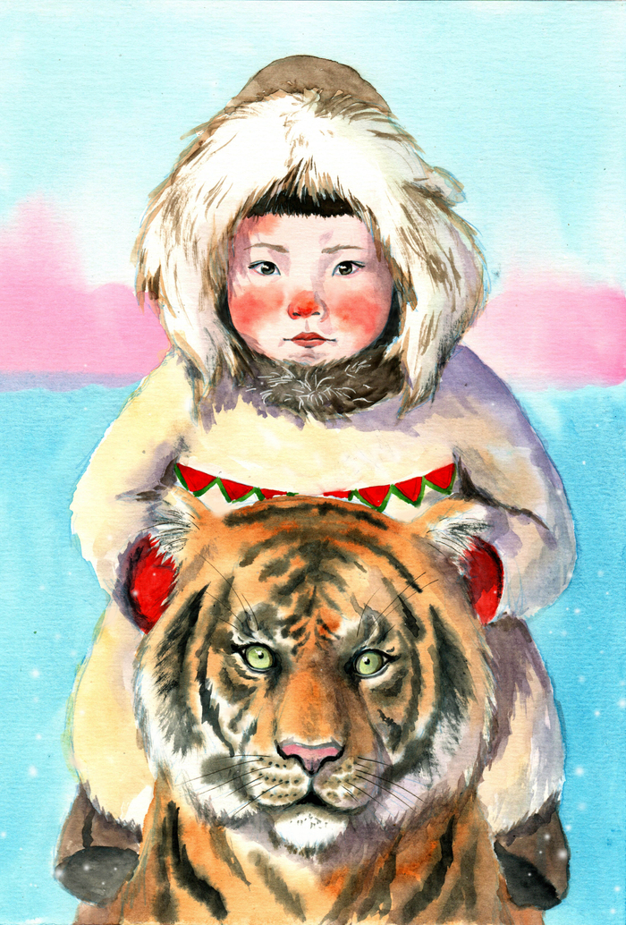 Охотник и тигр. Нивхская сказка.