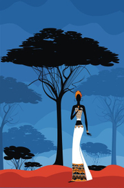 женщина - африка