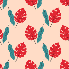 Паттерн с листьями