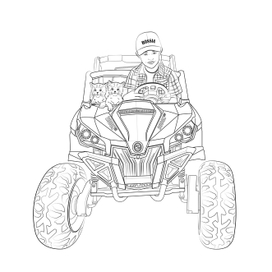 Мальчик на машине