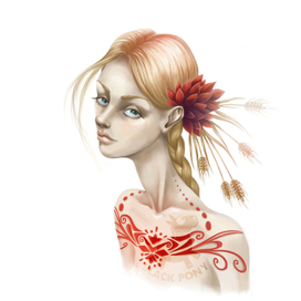 Russian blondie girl