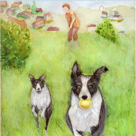 Офелия. Иллюстрация к роману Анны Семироль.