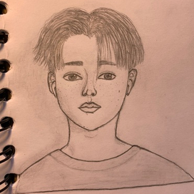 Портрет карандашом.