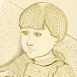 Малышь пьет сок