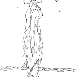 Двое - иллюстрация к стихотворению