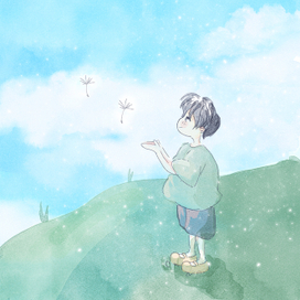 Растровая иллюстрация в акварельном стиле