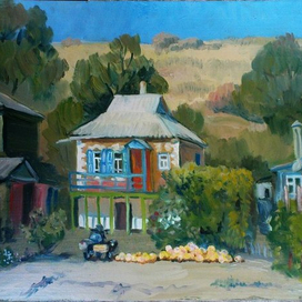 Осенний день в хуторе Коныгин