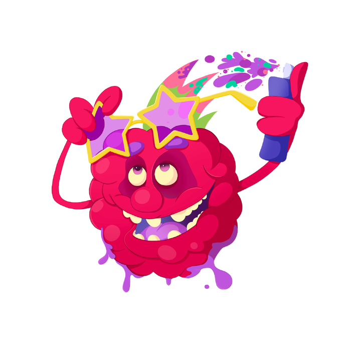 Персонаж. Малина собирается на вечеринку