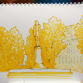 Скетч памятника