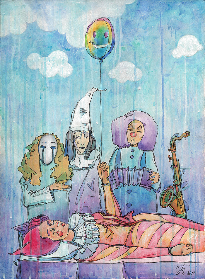 Похороны клоунессы