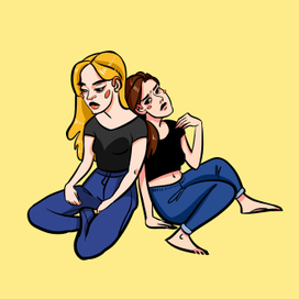 Портрет подруг