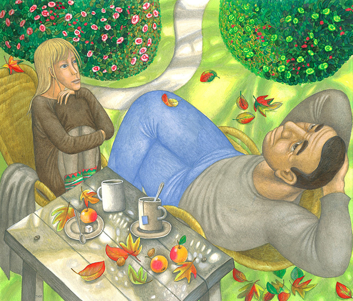 Дача. Начало осени