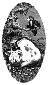 Свинья под дубом, басня