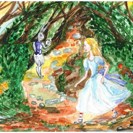 Алиса и Белый Кролик