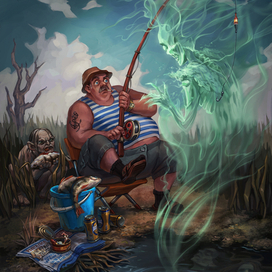 РЫБАЛКА НА МЕРТВЫХ ТОПЯХ.