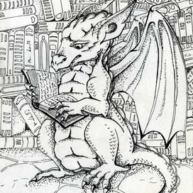 Дракончик и книги