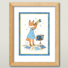 Лисичка звездочет