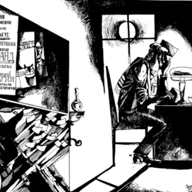 Иллюстрация к роману М. Булгакова "Мастер и Маргарита"