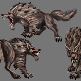 волк-оборотень для игры