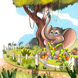 Иллюстрации к стихам Инны Невской "Пушистые почемучки"