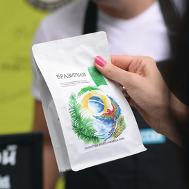 упаковка кофе Бразилия