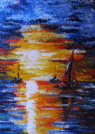 В пламени заката