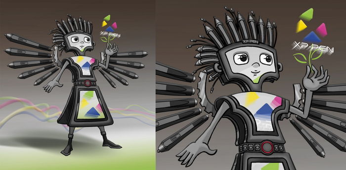 Человек-планшет  Artist 15.6 pro