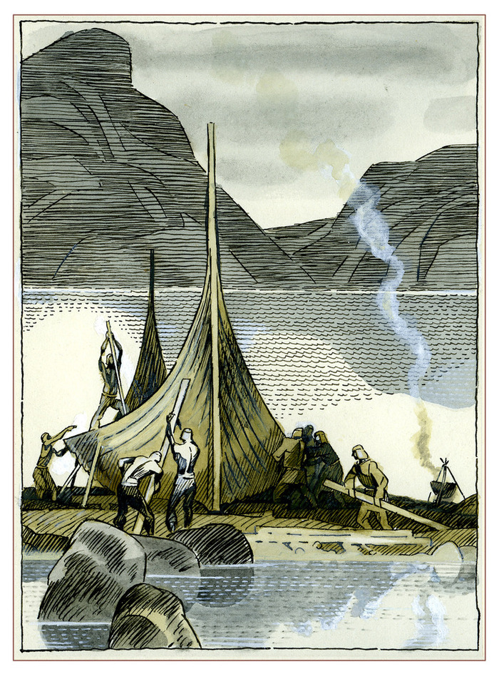 "Сигурд-победитель дракона" Турилл Хаугер, Норвегия