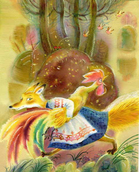 Лиса и Петух)